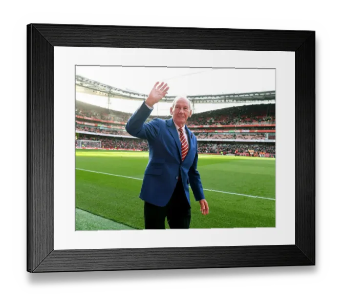 Framed Print : Arsenal Legends: Bob Wilson's Emotional Return to Emirates for Arsenal vs. Watford, 2021-22 Season