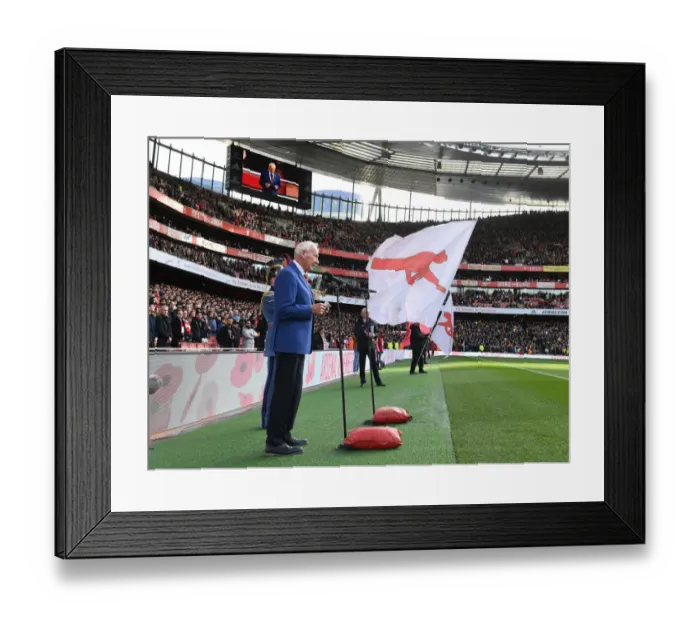 Framed Print : Arsenal Legend Bob Wilson's Pre-Match Reading at Emirates Stadium: Arsenal vs. Watford (2021-22) Framed Print : Arsenal Legend Bob Wilson's Pre-Match Reading at Emirates Stadium: Arsenal vs. Watford (2021-22)