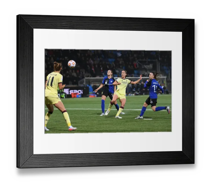 Framed Print : Anna Patten Scores Arsenal's Fourth Goal: HB Koge vs. Arsenal WFC, UEFA Women's Champions League Group C Framed Print : Anna Patten Scores Arsenal's Fourth Goal: HB Koge vs. Arsenal WFC, UEFA Women's Champions League Group C