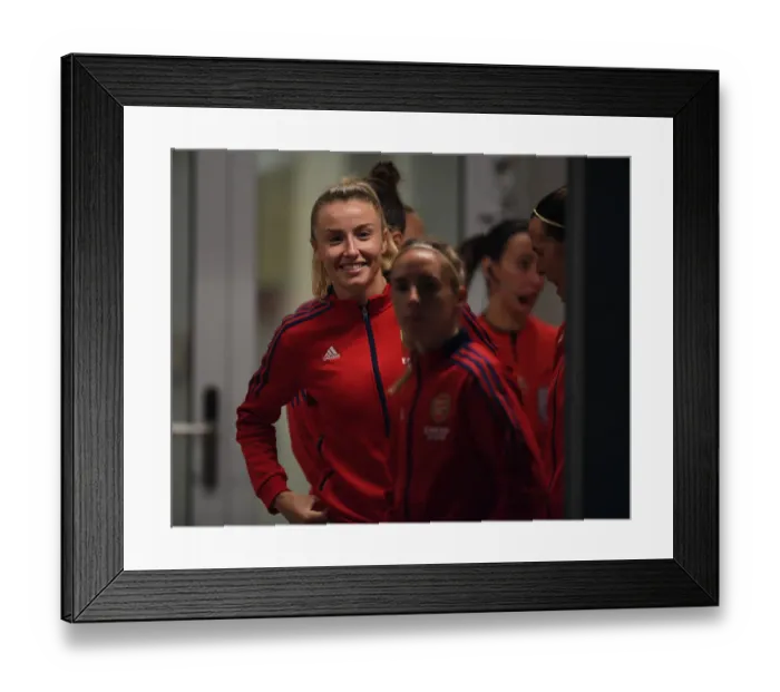 Framed Print : Arsenal Women Take on HB Koge in UEFA Women's Champions League