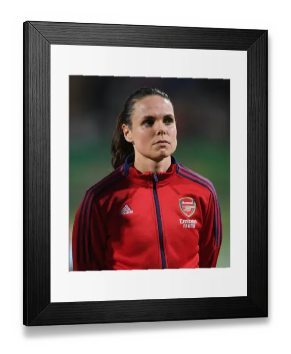 Framed Print : Arsenal's Simone Boye Gears Up for UEFA Champions League Battle Against HB Koge Framed Print : Arsenal's Simone Boye Gears Up for UEFA Champions League Battle Against HB Koge