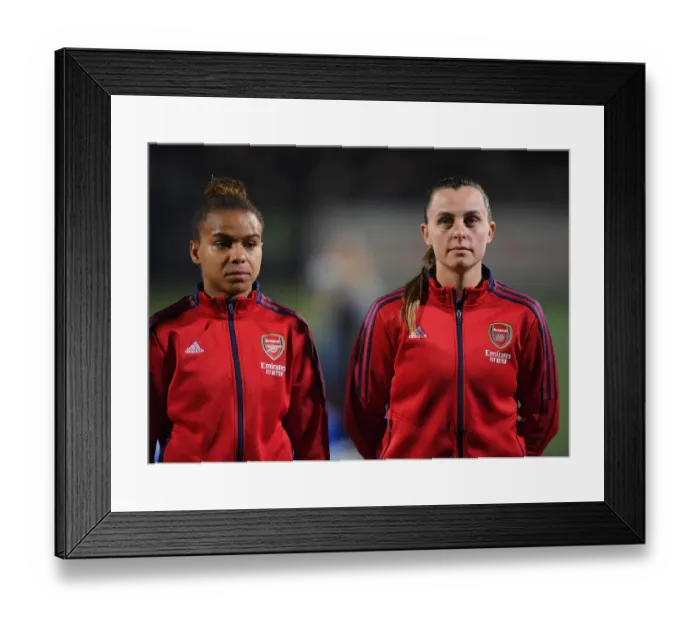 Framed Print : Arsenal Women Face HB Koge in UEFA Champions League Showdown Framed Print : Arsenal Women Face HB Koge in UEFA Champions League Showdown