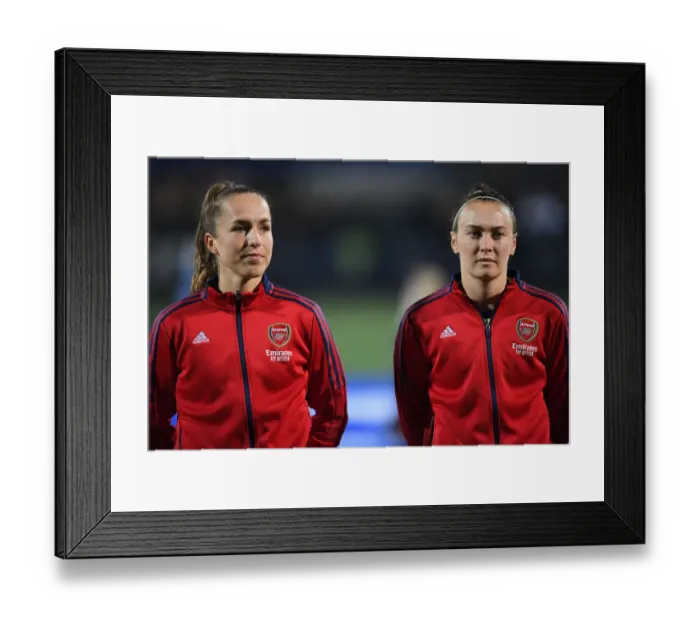 Framed Print : Arsenal Women Gear Up for UEFA Champions League Showdown against HB Koge Framed Print : Arsenal Women Gear Up for UEFA Champions League Showdown against HB Koge
