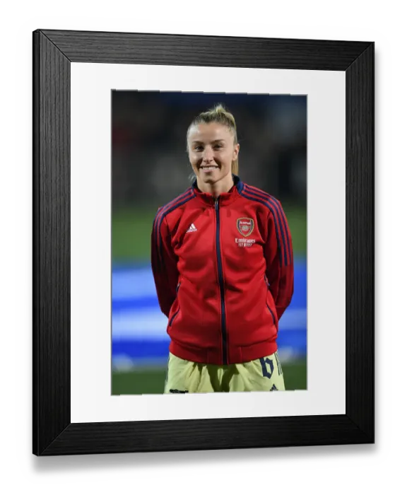 Framed Print : Arsenal Women Face HB Koge in UEFA Women's Champions League Group C