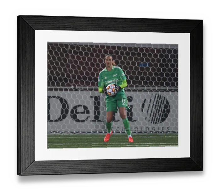 Framed Print : Arsenal WFC's Lydia Williams in Action: HB Koge vs Arsenal in UEFA Women's Champions League Framed Print : Arsenal WFC's Lydia Williams in Action: HB Koge vs Arsenal in UEFA Women's Champions League