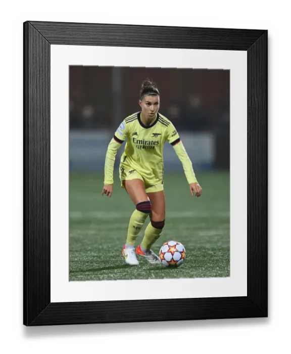 Framed Print : Arsenal Women in Action: UEFA Champions League Battle against HB Koge, Denmark Framed Print : Arsenal Women in Action: UEFA Champions League Battle against HB Koge, Denmark