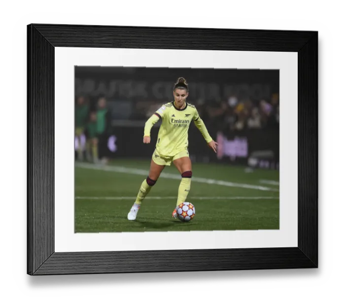Framed Print : Arsenal WFC Takes on HB Koge in UEFA Women's Champions League Framed Print : Arsenal WFC Takes on HB Koge in UEFA Women's Champions League
