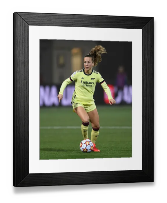 Framed Print : Arsenal WFC in Action: Lia Walti Battles for Possession against HB Koge in UEFA Women's Champions League Framed Print : Arsenal WFC in Action: Lia Walti Battles for Possession against HB Koge in UEFA Women's Champions League