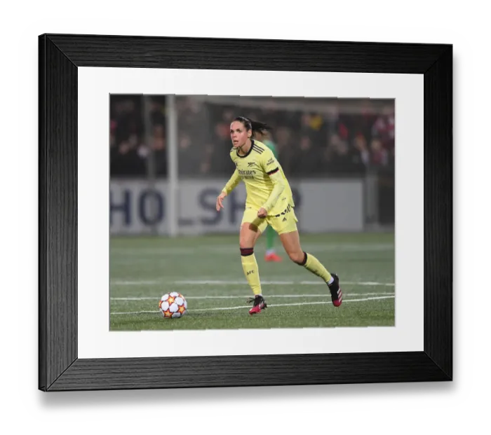 Framed Print : Arsenal Women Face HB Koge in UEFA Women's Champions League Group C