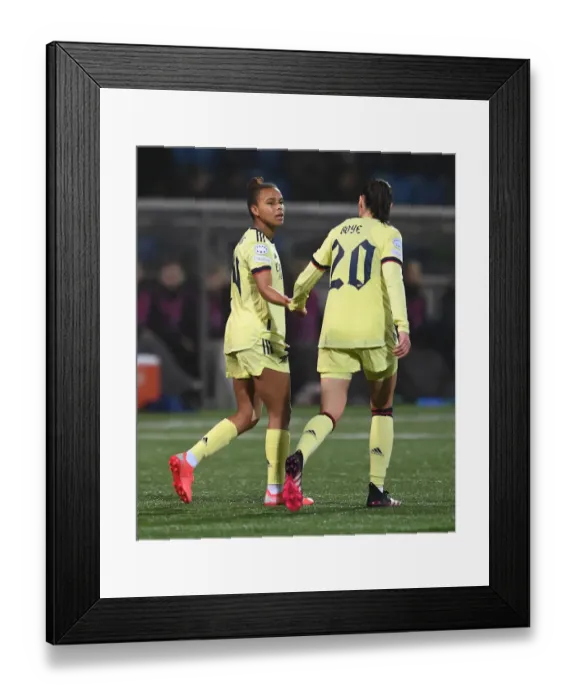 Framed Print : Arsenal Women's Champions League Victory: Nikita Parris Scores Second Goal vs. HB Koge Framed Print : Arsenal Women's Champions League Victory: Nikita Parris Scores Second Goal vs. HB Koge