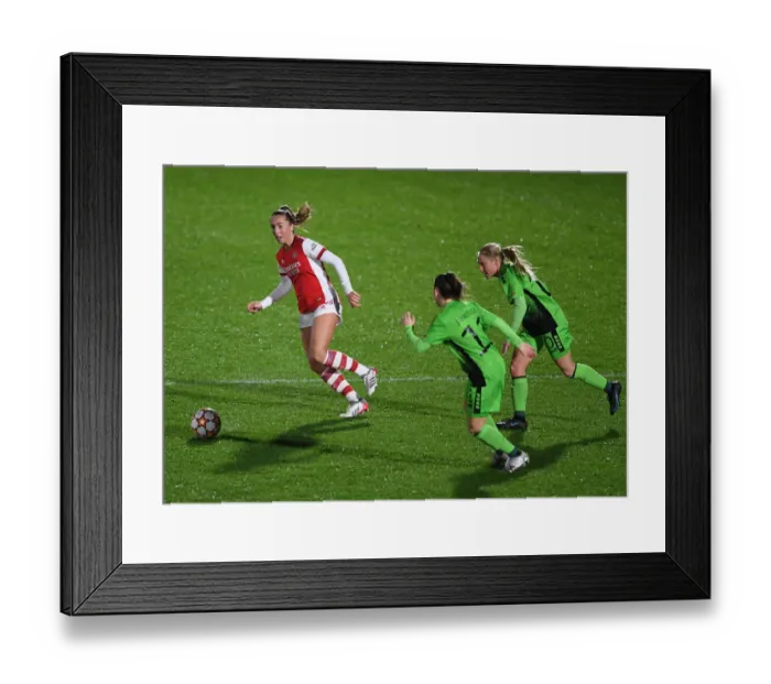 Framed Print : Arsenal WFC vs HB Koge: A Tight Battle in the UEFA Women's Champions League Framed Print : Arsenal WFC vs HB Koge: A Tight Battle in the UEFA Women's Champions League