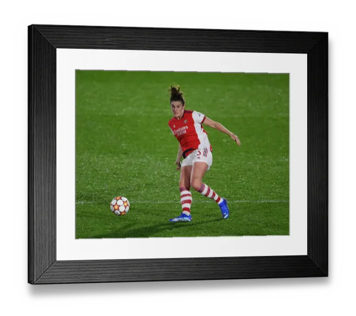 Framed Print : Jennifer Beattie in Action: Arsenal Women vs HB Koge, UEFA Women's Champions League Group C