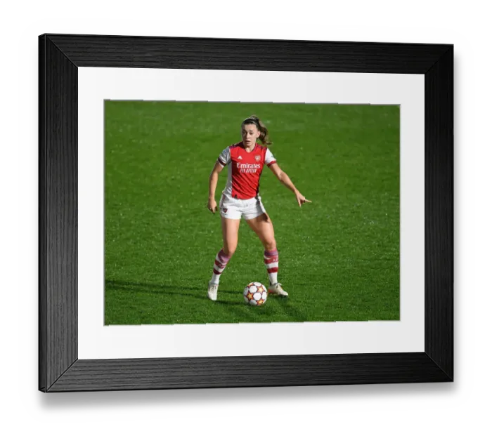 Framed Print : Arsenal Women vs HB Koge: UEFA Women's Champions League Clash at Meadow Park