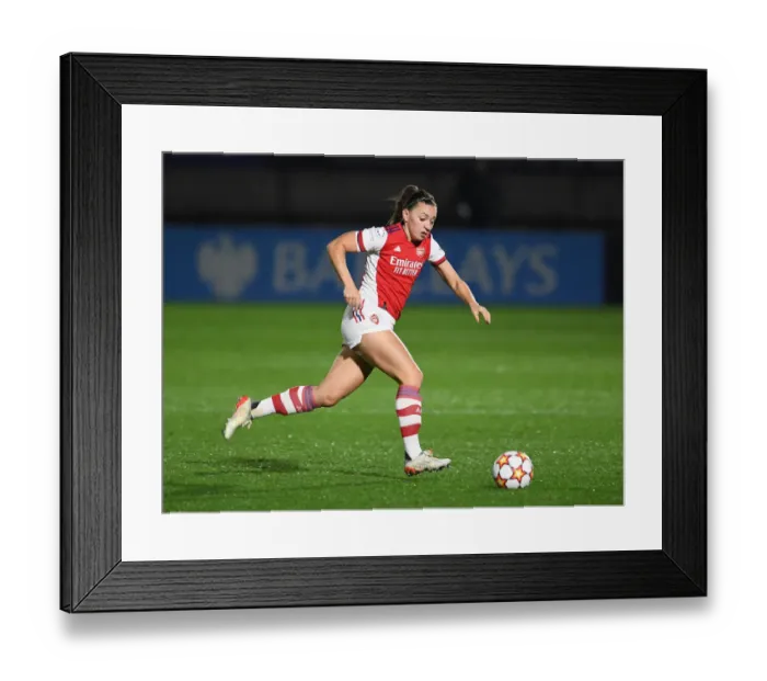 Framed Print : Arsenal Women vs HB Koge: A UEFA Women's Champions League Battle at Meadow Park Framed Print : Arsenal Women vs HB Koge: A UEFA Women's Champions League Battle at Meadow Park