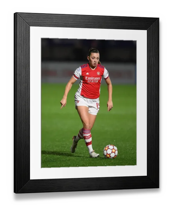 Framed Print : Arsenal Women vs HB Koge: A UEFA Women's Champions League Showdown at Meadow Park