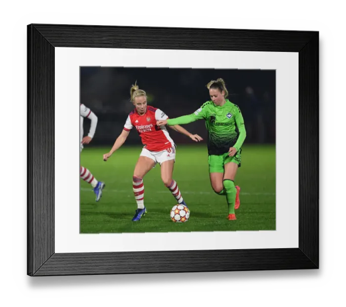 Framed Print : Arsenal vs HB Koge: Battle in the UEFA Women's Champions League Framed Print : Arsenal vs HB Koge: Battle in the UEFA Women's Champions League