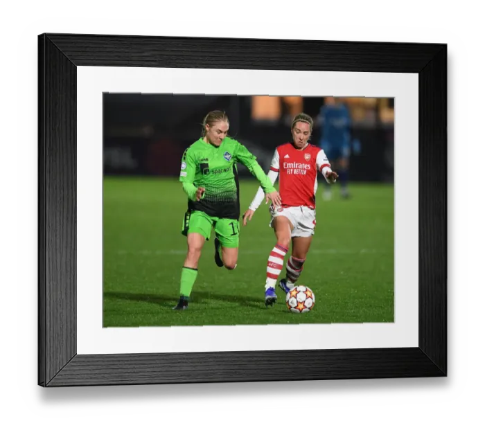 Framed Print : Arsenal Women vs HB Koge: Battle in the UEFA Women's Champions League Framed Print : Arsenal Women vs HB Koge: Battle in the UEFA Women's Champions League