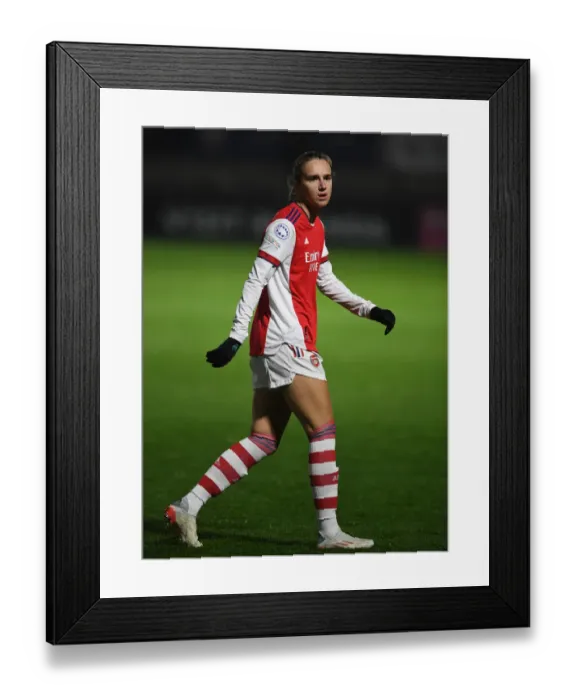 Framed Print : Arsenal's Vivianne Miedema in Action against HB Koge in UEFA Women's Champions League