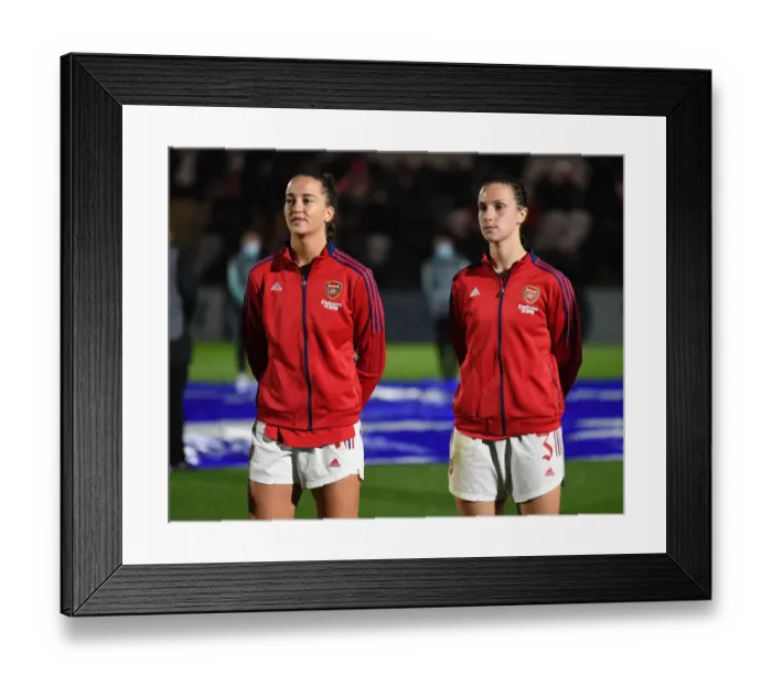 Framed Print : Arsenal Women vs HB Koge: Battle in UEFA Women's Champions League Group C Framed Print : Arsenal Women vs HB Koge: Battle in UEFA Women's Champions League Group C