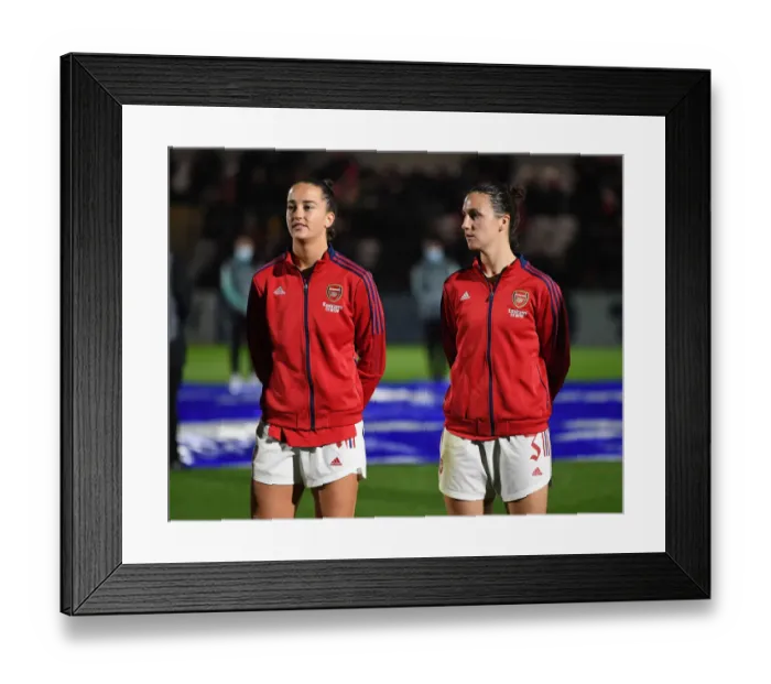 Framed Print : Arsenal Women vs HB Koge: Group C - UEFA Women's Champions League Showdown