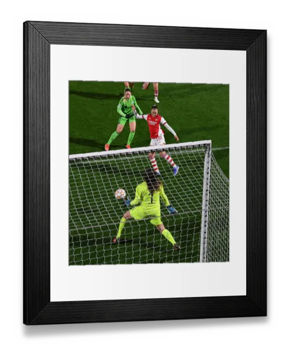 Framed Print : Caitlin Foord Scores the Winning Goal: Arsenal Women's Champions League Victory over HB Koge Framed Print : Caitlin Foord Scores the Winning Goal: Arsenal Women's Champions League Victory over HB Koge