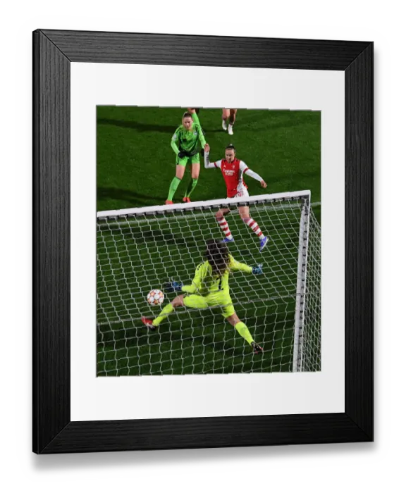 Framed Print : Caitlin Foord Scores: Arsenal Women's Champions League Triumph over HB Koge Framed Print : Caitlin Foord Scores: Arsenal Women's Champions League Triumph over HB Koge