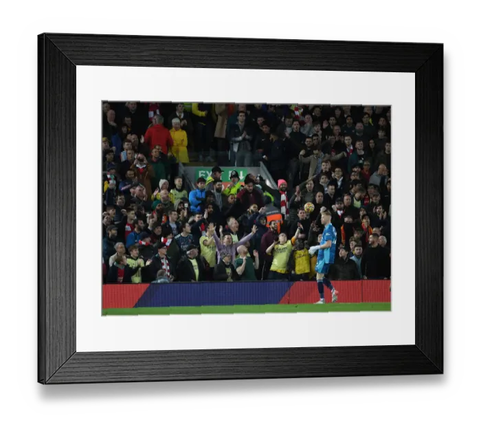 Framed Print : Arsenal Fans at Anfield: Liverpool vs Arsenal, Premier League 2021-22 Framed Print : Arsenal Fans at Anfield: Liverpool vs Arsenal, Premier League 2021-22