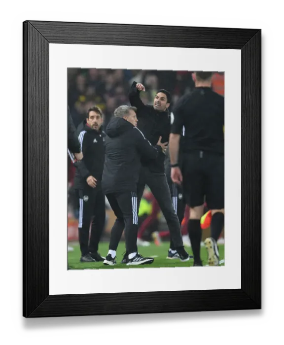 Framed Print : Clash of Titans: Arteta vs. Klopp - Liverpool vs. Arsenal, Premier League 2021-22 Framed Print : Clash of Titans: Arteta vs. Klopp - Liverpool vs. Arsenal, Premier League 2021-22