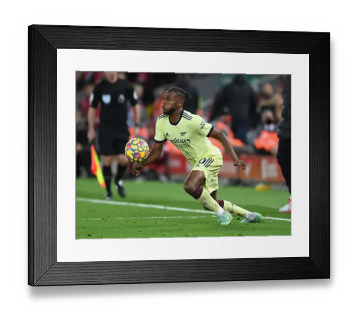 Framed Print : Arsenal vs. Liverpool: Nuno Tavares Faces Off in Premier League 2021-22 Showdown Framed Print : Arsenal vs. Liverpool: Nuno Tavares Faces Off in Premier League 2021-22 Showdown