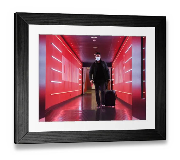 Framed Print : Arsenal vs Newcastle United: Mikel Arteta Arrives Ahead of Premier League Clash (November 2021) Framed Print : Arsenal vs Newcastle United: Mikel Arteta Arrives Ahead of Premier League Clash (November 2021)