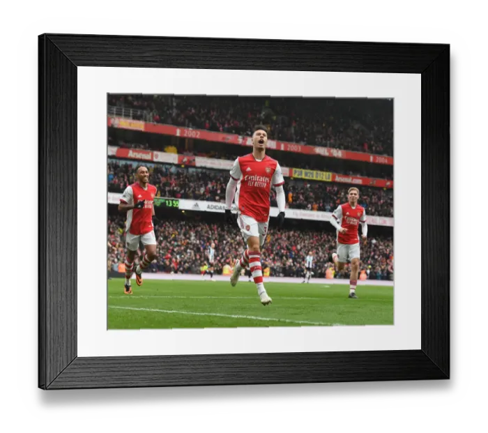 Framed Print : Martinelli's Brace: Arsenal's Commanding 2-0 Win Over Newcastle United Framed Print : Martinelli's Brace: Arsenal's Commanding 2-0 Win Over Newcastle United