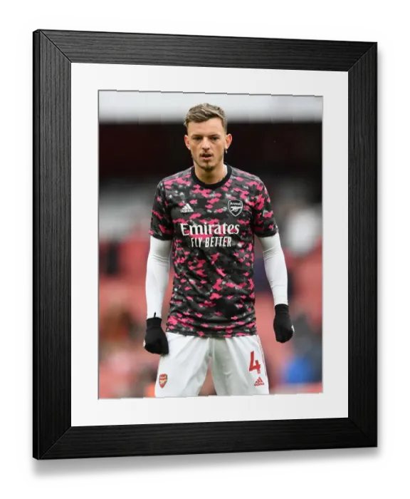 Framed Print : Arsenal vs Newcastle United: Ben White's Pre-Match Routine (Premier League 2021-22) Framed Print : Arsenal vs Newcastle United: Ben White's Pre-Match Routine (Premier League 2021-22)