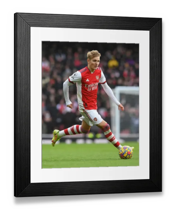 Framed Print : Arsenal's Martin Odegaard Shines in Arsenal v Newcastle United Premier League Clash Framed Print : Arsenal's Martin Odegaard Shines in Arsenal v Newcastle United Premier League Clash