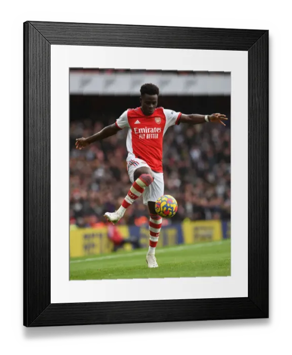 Framed Print : Bukayo Saka: Arsenal Star Shines in Premier League Clash Against Newcastle United Framed Print : Bukayo Saka: Arsenal Star Shines in Premier League Clash Against Newcastle United