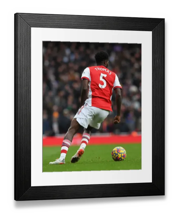 Framed Print : Thomas Partey: Arsenal vs Newcastle United, Premier League 2021-22
