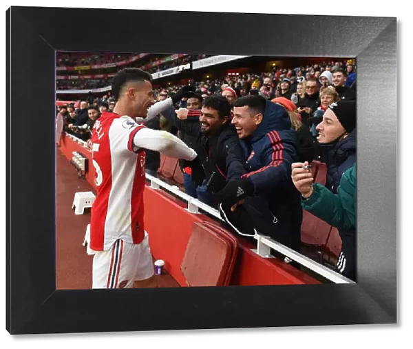 Martinelli's Moment: Arsenal's Thrilling Victory Celebration vs. Newcastle United