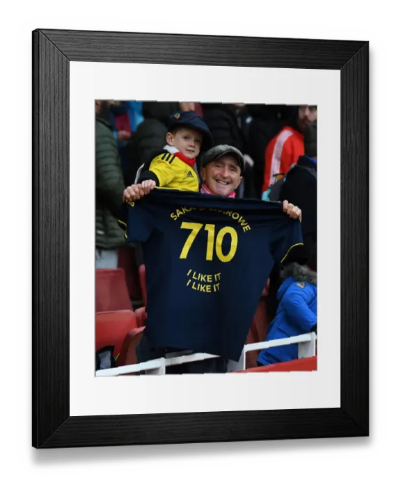 Framed Print : Arsenal Fan and Son's Emotional Reaction After Match vs Newcastle United (Arsenal v Newcastle United 2021-22) Framed Print : Arsenal Fan and Son's Emotional Reaction After Match vs Newcastle United (Arsenal v Newcastle United 2021-22)