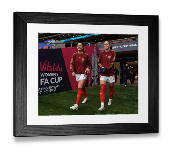 Framed Print : Arsenal Women vs. Chelsea Women: FA Cup Final Showdown at Wembley Stadium
