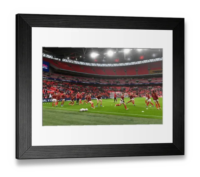 Framed Print : Arsenal Women vs. Chelsea Women: FA Cup Final Showdown at Wembley Stadium