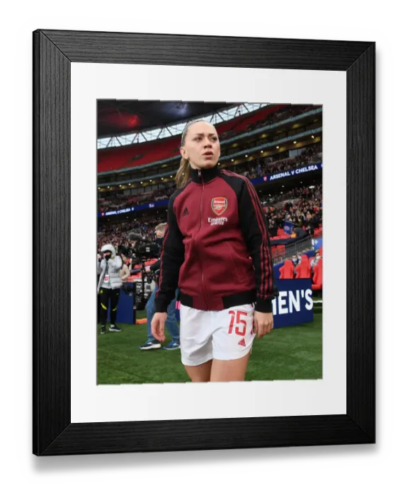 Framed Print : FA Cup Final Showdown: Arsenal Women vs. Chelsea Women at Wembley Stadium (2021)
