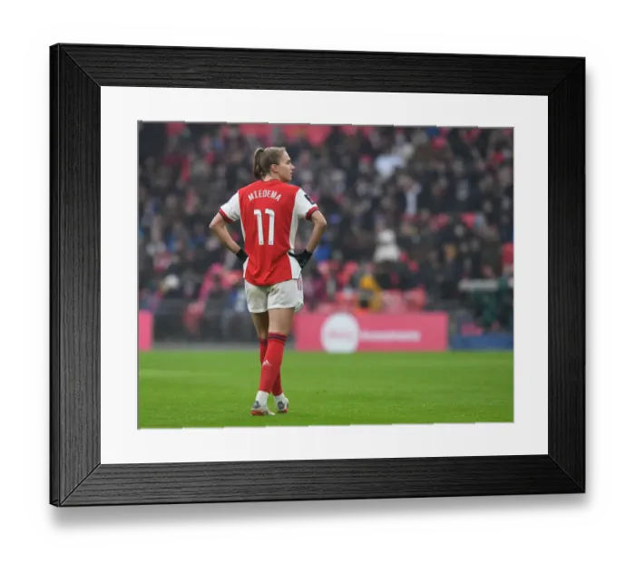 Framed Print : Vivianne Miedema at Wembley: Arsenal vs. Chelsea's FA Cup Final Showdown