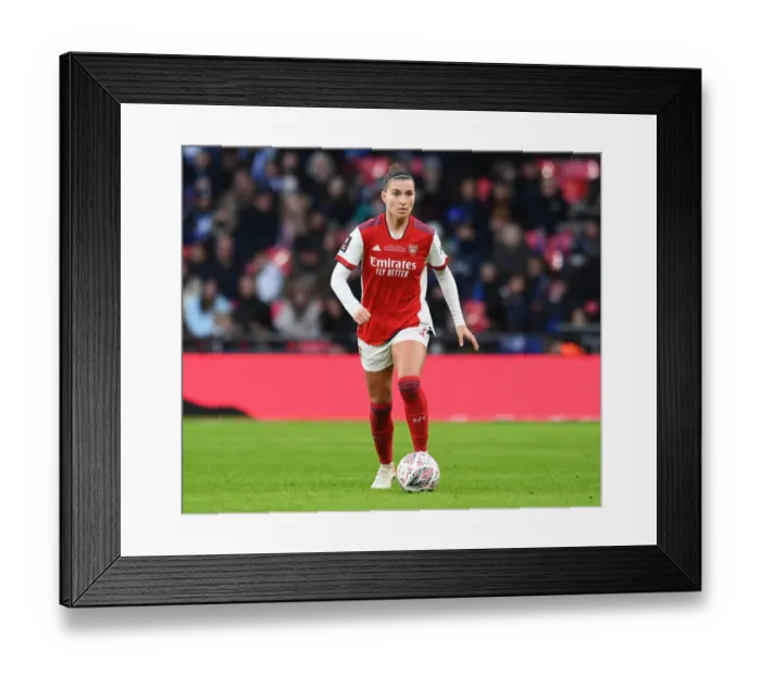 Framed Print : Arsenal vs. Chelsea: FA Women's Cup Final at Wembley Stadium