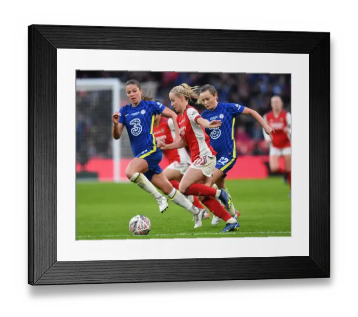Framed Print : Arsenal vs. Chelsea: FA Women's Cup Final Showdown at Wembley Stadium