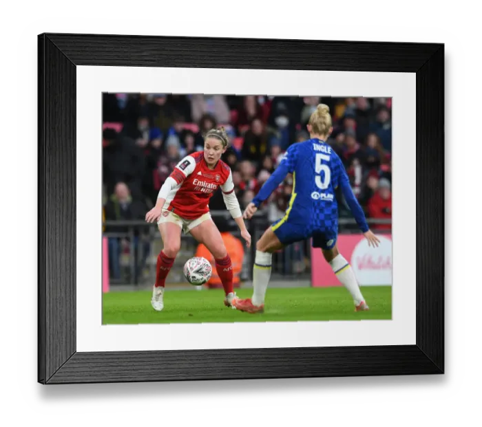 Framed Print : Arsenal's Kim Little Shines in FA Women's Cup Final Showdown against Chelsea at Wembley Stadium Framed Print : Arsenal's Kim Little Shines in FA Women's Cup Final Showdown against Chelsea at Wembley Stadium