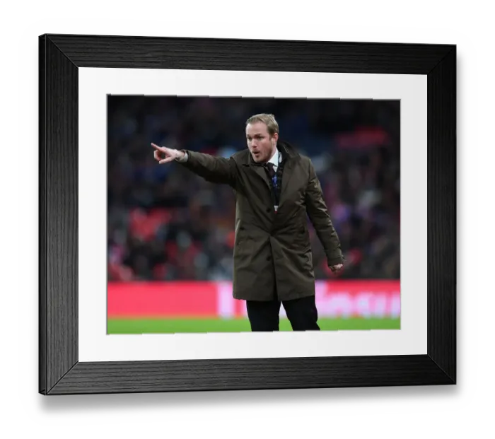 Framed Print : Arsenal's Jonas Eidevall at FA Women's Cup Final: Arsenal vs. Chelsea Framed Print : Arsenal's Jonas Eidevall at FA Women's Cup Final: Arsenal vs. Chelsea