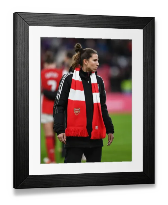 Framed Print : Arsenal Women Claim FA Cup Victory Over Chelsea: Tobin Heath's Triumph