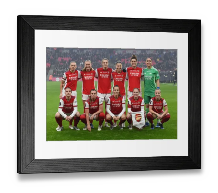 Framed Print : Arsenal Women vs. Chelsea Women: FA Cup Final Showdown at Wembley Stadium (December 2021)