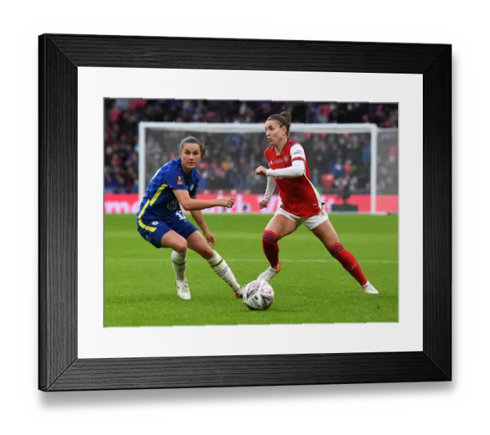 Framed Print : Arsenal vs. Chelsea: FA Women's Cup Final Showdown at Wembley Stadium