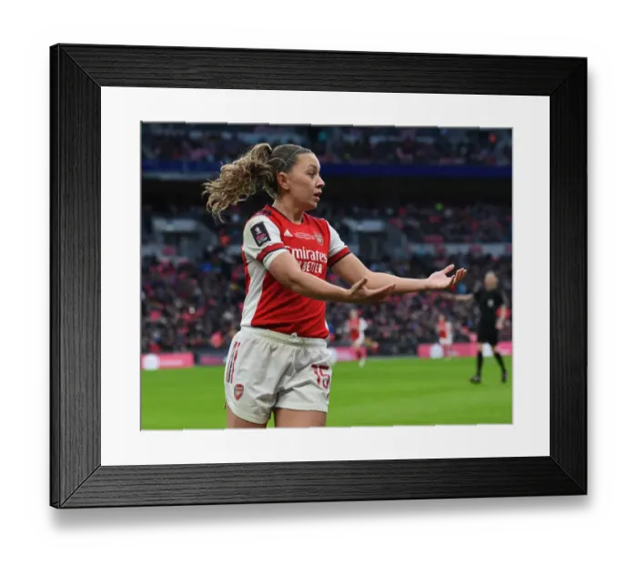Framed Print : Arsenal's Katie McCabe Shines in FA Women's Cup Final Showdown against Chelsea at Wembley Stadium Framed Print : Arsenal's Katie McCabe Shines in FA Women's Cup Final Showdown against Chelsea at Wembley Stadium