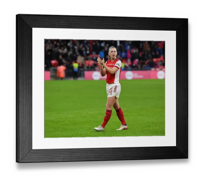 Framed Print : Arsenal Women's FA Cup Victory: Triumph at Wembley over Chelsea